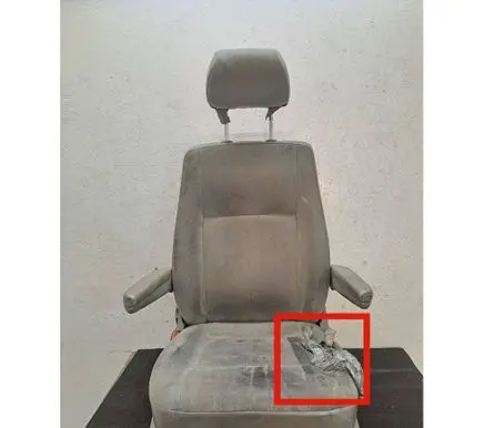 Volkswagen Transporter - Caravelle T5 Front driver seat 7H0881303E 7H0881202 7H0881201