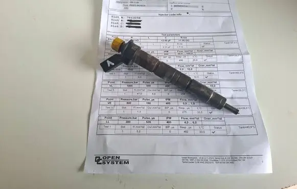 BMW 5 F10 F11 Fuel injector 7805428 BASSA5H 00722
