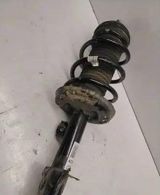 Front shock absorber with coil spring