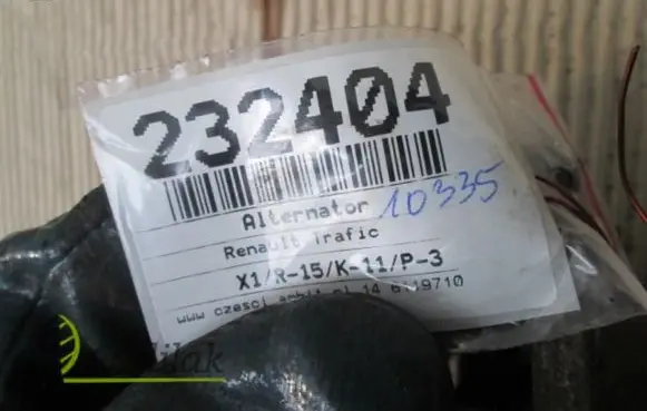Renault Trafic I Generator/alternator