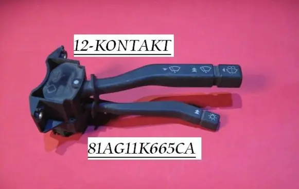 Ford Transit Wiper control stalk 83BG11K665CA 81AG11K665CA