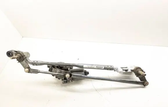 Front wiper linkage and motor