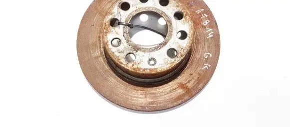 Skoda Octavia Mk2 (1Z) Rear brake disc neventiliuojamas
