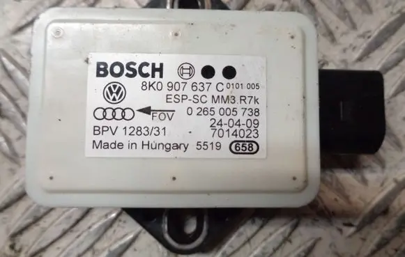 ESP acceleration yaw rate sensor