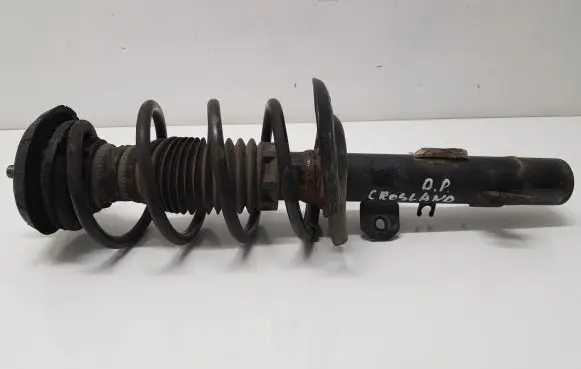 Front shock absorber with coil spring