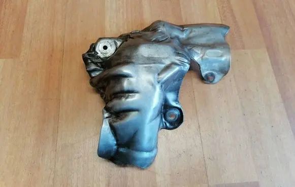 Heat shield in engine bay
