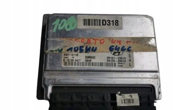 KIA Cerato Engine ECU kit and lock set 39101-23610 39101-23610 5WY1911B