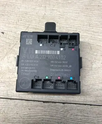 Mercedes-Benz E W212 Door control unit/module A2129004102 A2129028101 A2128203426