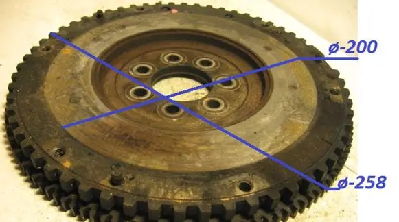 Renault Espace III Flywheel 181209A0058 BBCBB