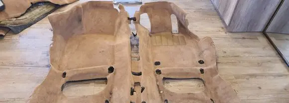 Porsche Boxster 987 Front floor carpet liner 98755101101