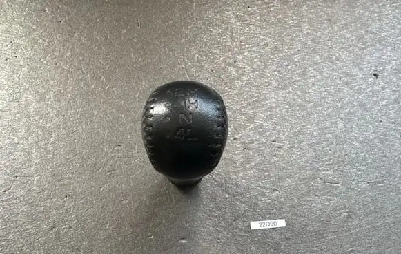 Gear lever shifter trim leather/knob