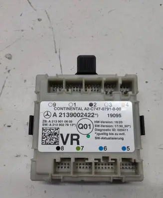 Mercedes-Benz E W213 Door control unit/module A2139002422 A2139027813 A2139010608