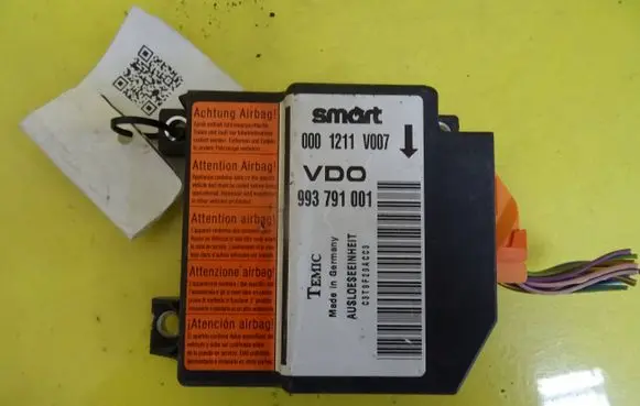 Smart ForTwo I Airbag control unit/module 0001211V007 993791001