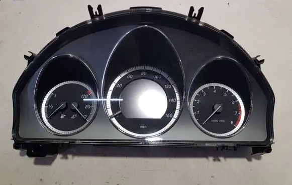 Mercedes-Benz C W204 Speedometer (instrument cluster) A2049005502GG A2044400147 A2129020302