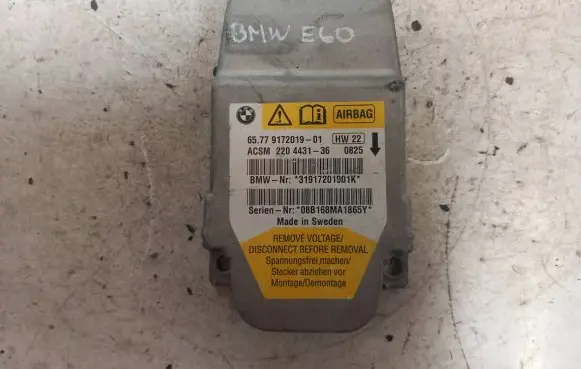 BMW 5 E60 E61 Airbag control unit/module 9172019 31917201901K 220443136