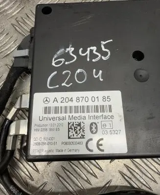 Mercedes-Benz C W204 Bluetooth control unit module A2048700185