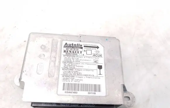 Renault Scenic II - Grand scenic II Airbag control unit/module 607993800 8200412045