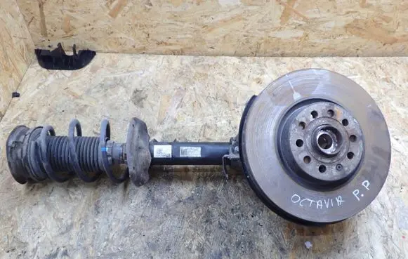 Skoda Octavia Mk3 (5E) Front wheel hub spindle knuckle 5Q0407258C
