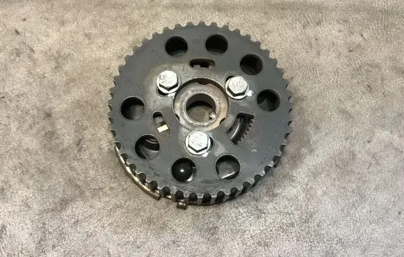 Timing belt tensioner pulley