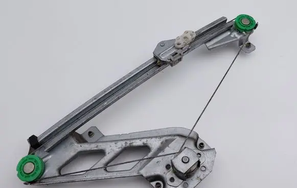 Opel Corsa B Rear door window regulator with motor 90389536