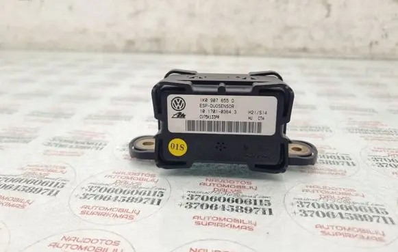 Volkswagen Jetta V ESP acceleration yaw rate sensor 1K0907655D