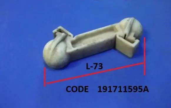 Seat Toledo I (1L) Gear shift rod 191711595A