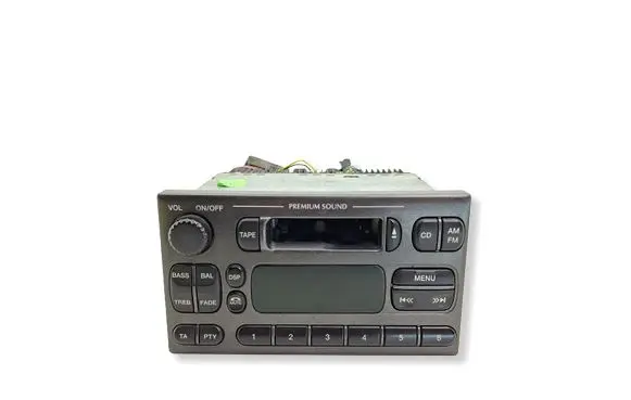 Jaguar S-Type Radio/CD/DVD/GPS head unit XR8F18K876 XR8F18K876CFLGR