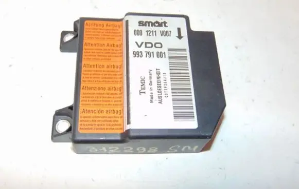 Smart ForTwo II Airbag control unit/module 0001211V007 993791001
