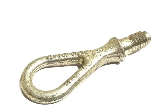 Towing hook eye