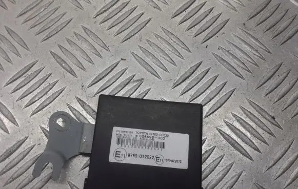 Toyota Corolla Verso E121 Immobilizer control unit/module 89780-0F020