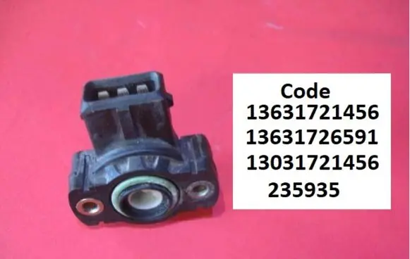 BMW 5 E34 Throttle valve position sensor 13631721456 13631726591