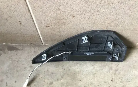 Tesla Model S Dashboard side end trim 102835900A 1028357