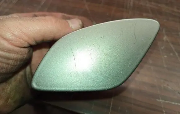 Headlight washer spray nozzle cap/cover