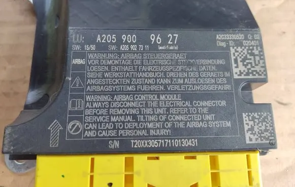 Mercedes-Benz C W205 Airbag control unit/module A2059009627 A2059027311 A2033330520