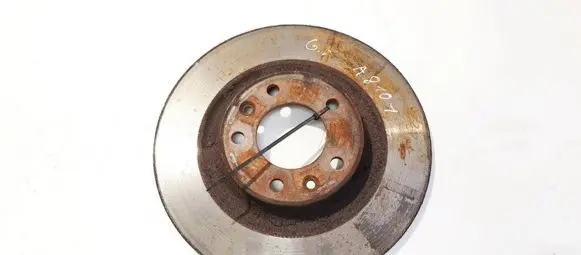 Citroen C5 Rear brake disc neventiliuojamas
