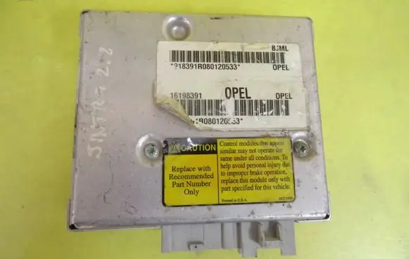 Opel Sintra ABS control unit/module 16198391