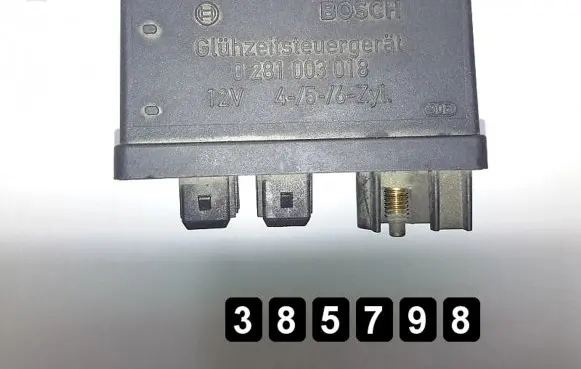 Peugeot 607 Glow plug pre-heat relay 0281003018