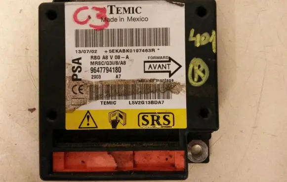 Airbag control unit/module