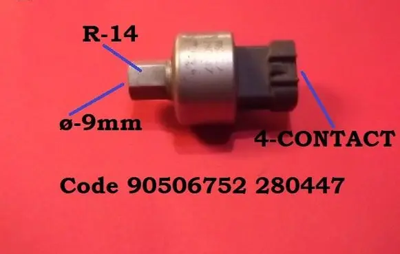 Air conditioning (A/C) pressure sensor