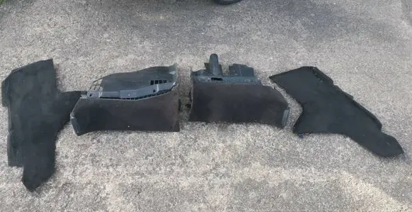 Mercedes-Benz S W126 Other center console (tunnel) element 1266831225 1266801017