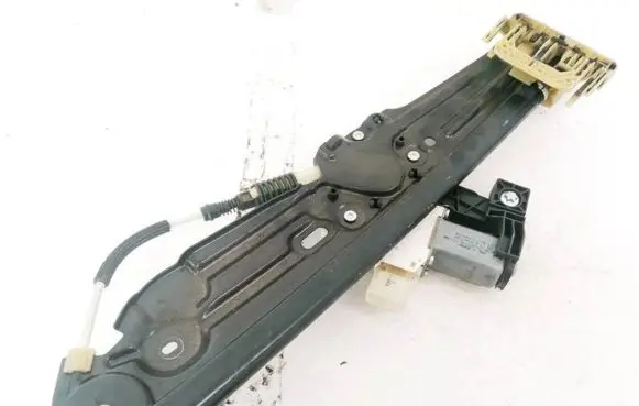 Sliding door window regulator with motor