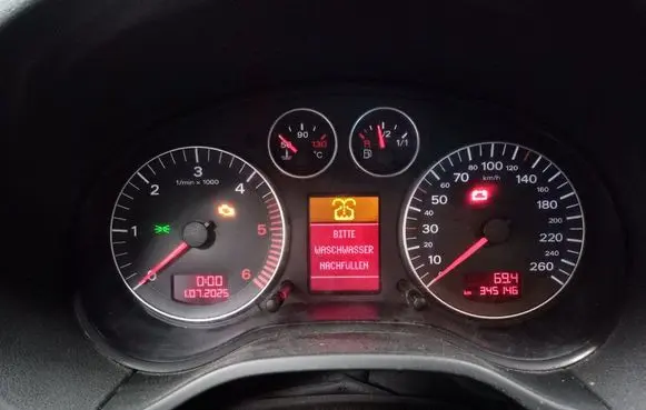 Audi A3 S3 8P Speedometer (instrument cluster) 8P0920930C
