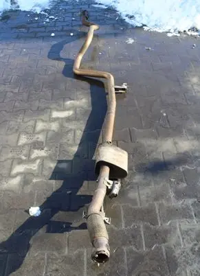 Mercedes-Benz B W247 Rear muffler/silencer tail pipe A2474910000