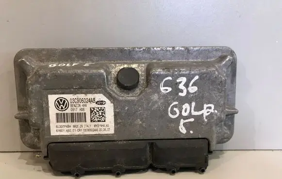 Volkswagen Golf V Engine control unit/module 03C906024AS 61601450 6L337PK6H