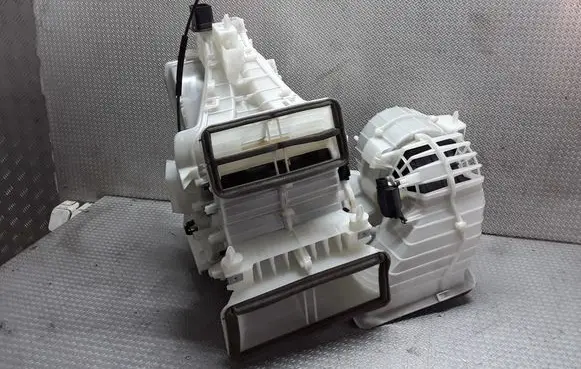 Interior heater climate box assembly
