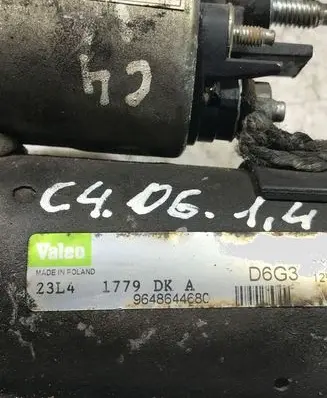Citroen C4 I Starter motor 9648644680