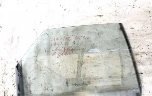 Mazda 626 Rear door window glass