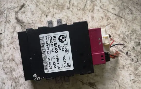 BMW 5 E60 E61 Fuel injection pump control unit/module 7229173
