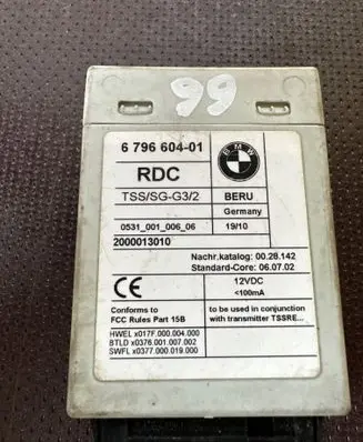 BMW 7 F01 F02 F03 F04 Tire pressure control unit 6796604 2000013010