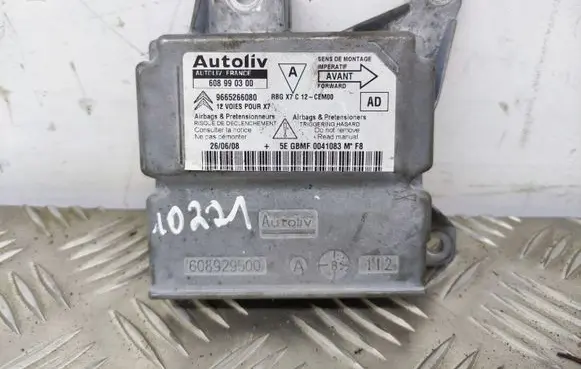 Citroen C5 Airbag control unit/module 9665266080